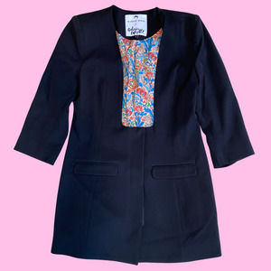 Marine Serre x Galeries Lafayette Black Blazer, Size M